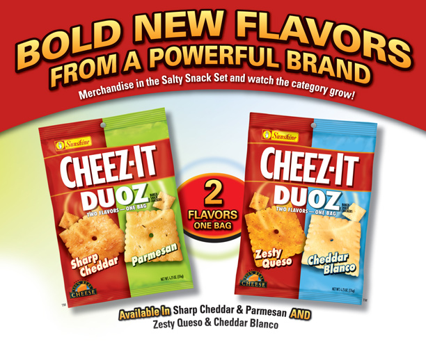Cheez It Duoz Two Flavors One Bag